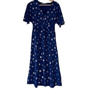 Boden Rosie Dress With Buttons Size 6